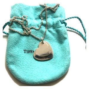 Tiffany’s heart charm necklace